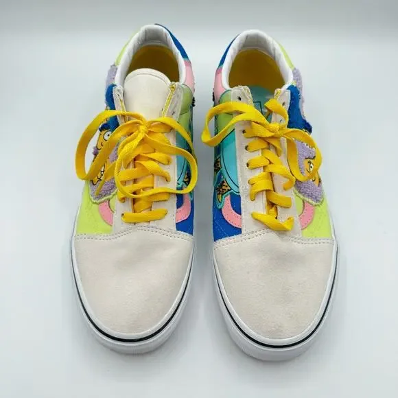 Vans x Simpsons Old Skool The Bouviers Multicolor Low Top Sneakers Men’s Size 10 - Picture 3 of 9